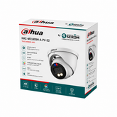 HAC-ME1809H-A-PV-S2 4K Eyeball 4in1 CVI TVI AHD 2,8 mm Starlight Vollfarbe IR 40 m IP67 mit Sirene und Blitz - Dahua