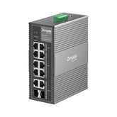 IES210GPP - Switch Industriale Gigabit 10 Porte PoE++ 240W IP40 Gestione Cloud SDN per Reti Aziendali - Omada