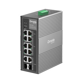 IES210GPP - Switch Industriale Gigabit 10 Porte PoE++ 240W IP40 Gestione Cloud SDN per Reti Aziendali - Omada