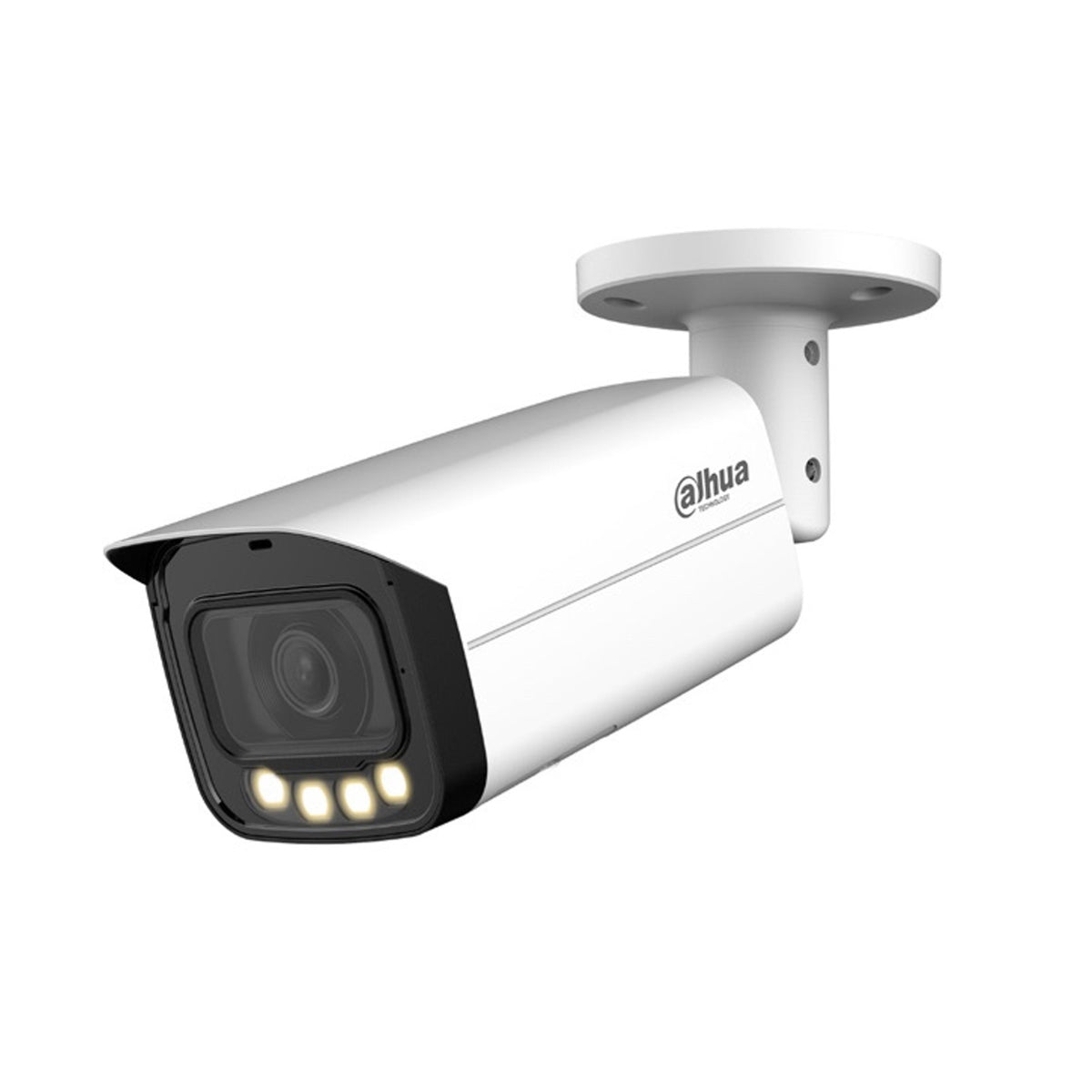 IPC-HFW5449T-ASE-LED-S2 - Telecamera IP 4MP Full-Color AI Dahua con IR 40m, WDR 140dB, Rilevamento Volto, Audio, Slot SD, IP67 IK10 da Esterno