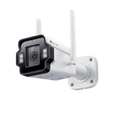 InSight S345-4G(4mm) - Telecamera 4MP Bullet IP 4G da Esterno con Visione Notturna Full Color, Deterrenza Attiva e Analisi AI - VIGI