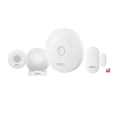 KIT-Alarm(ZG2)-EU-5-IMOU - Kit antifurto composto da 1 centralina, 2 sensori porte/finestre, 1 sensore di movimento e 1 bottone d'emergenza - Imou
