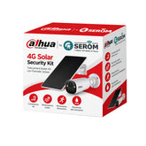 KIT/BF4CP-4GP-XL/M0508 Kit Videosorveglianza 4G 4MP AI con Pannello Solare, PIR, Smart Dual Light e IP66 - Dahua