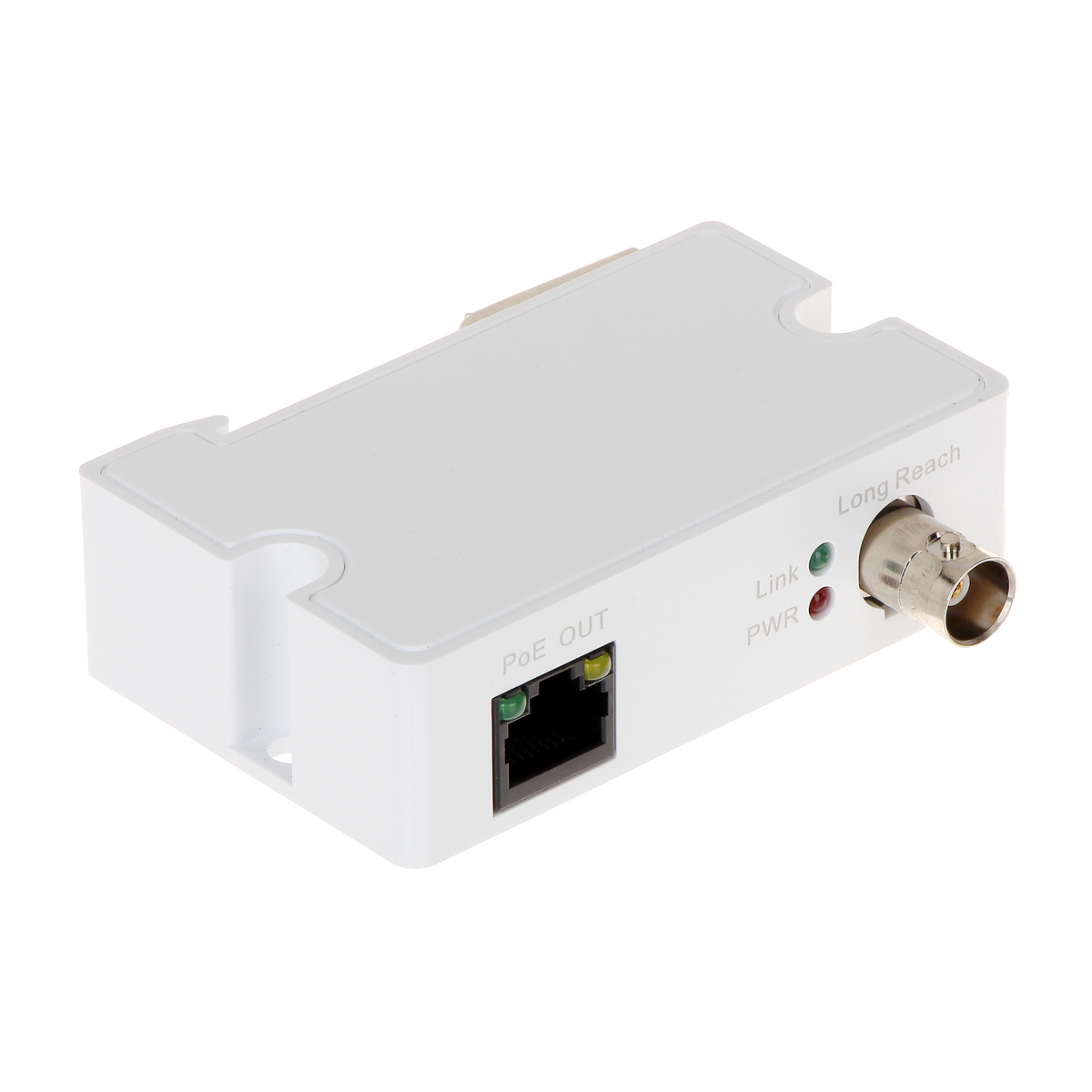 LR1002-1ET-V3 - Trasmettitore PoE e ePoE su Cavo Coassiale con RJ45/BNC, 100Mbps, Plug&Play, Protezione Sovratensioni, Montaggio DIN - Dahua