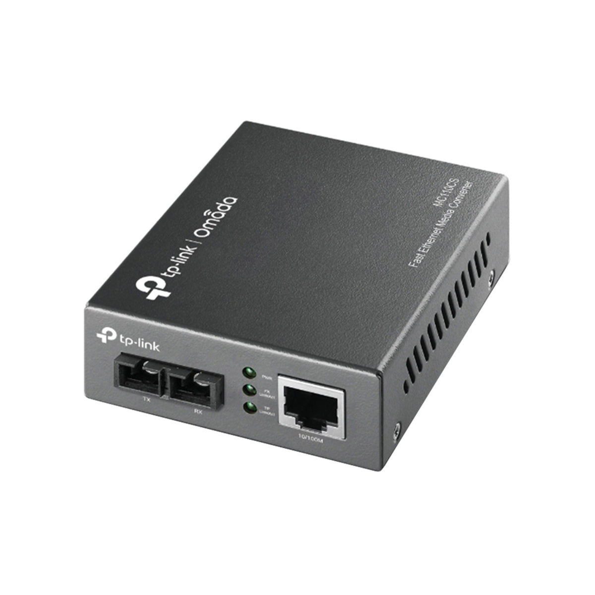 MC100CS - Media Converter Fast Ethernet Single-Mode per Connessioni Fibra fino a 20 km e Reti Aziendali Stabili - Omada