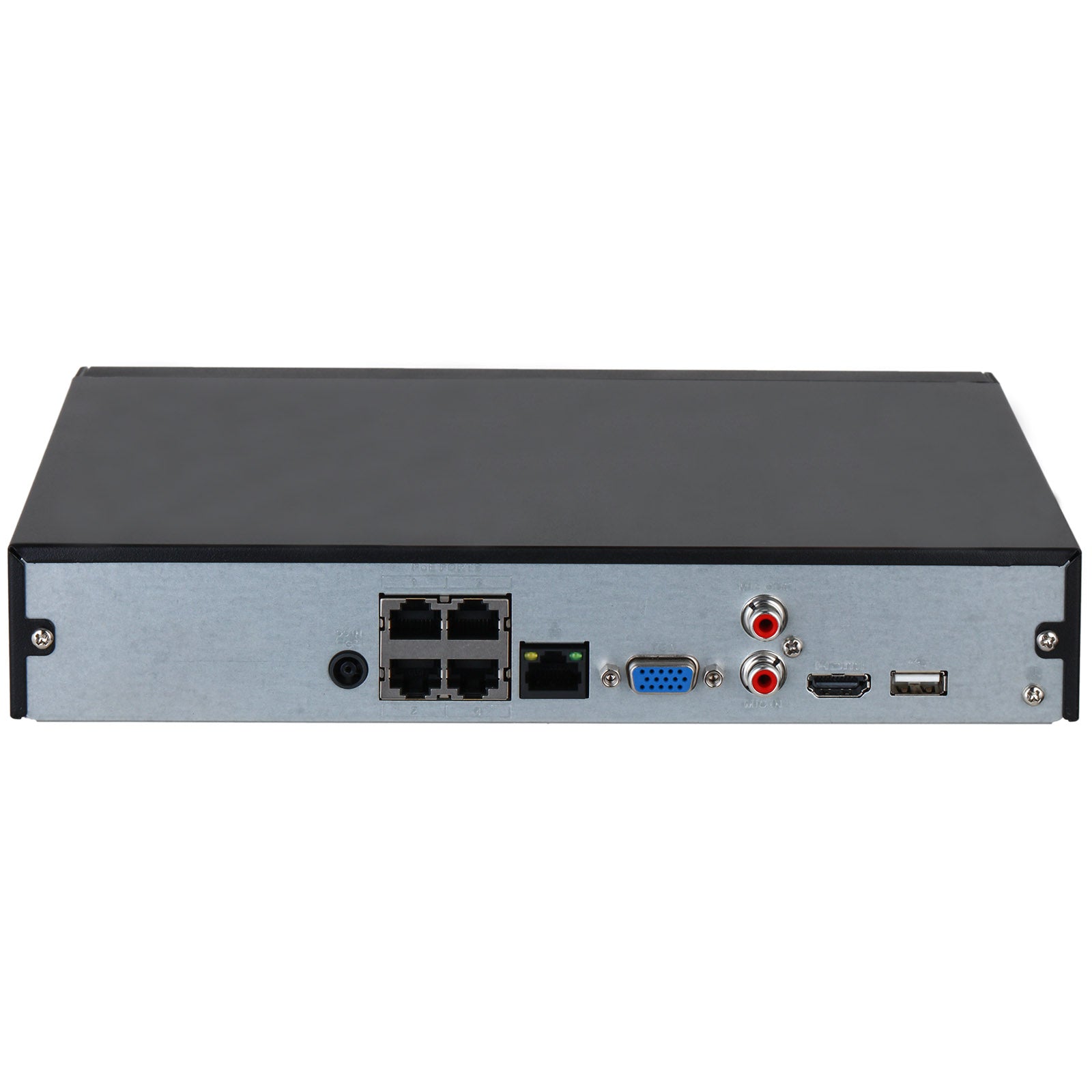 NVR2104HS-P-4KS3 - Grabador de vídeo en red (NVR) de 4 canales, PoE, Onvif, IP, 12 MP, 4K Ultra HD, H.265+ - Dahua