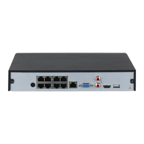 NVR2108HS-8P-I2 - Grabador de vídeo en red (NVR) IP PoE de 12 MP, 8 canales, 8 puertos PoE, inteligencia artificial
