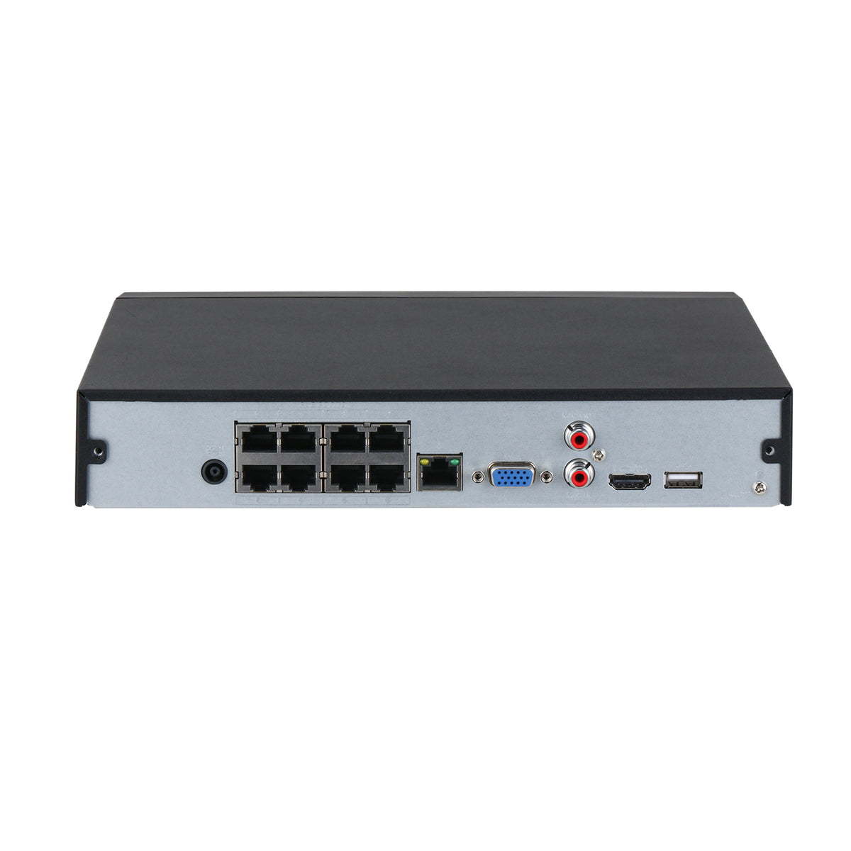 NVR4108HS-8P-EI - NVR 8 Canali PoE 4K Dahua WizSense con AI, H.265+, HDMI, ONVIF, Video Analisi e Supporto HDD fino a 16TB - Dahua