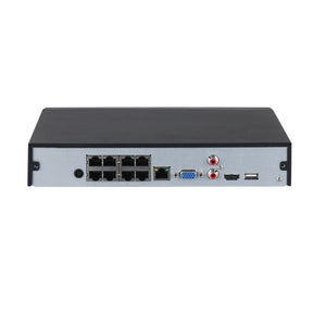 NVR4116HS-8P-4KS3 – NVR mit 16 Kanälen, 8 PoE-Anschlüssen, IP-Unterstützung, KI bis zu 12 MP 4K, 1 HDD, Lite-Serie, Dahua 4.0