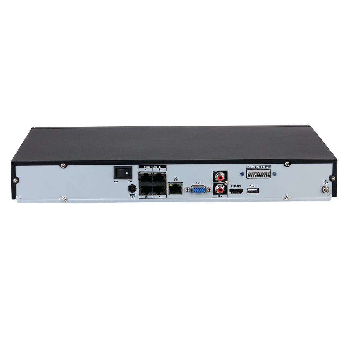 NVR4204-P-4KS3 - Enregistreur 4 canaux 4PoE IP 12MP 4K - Dahua