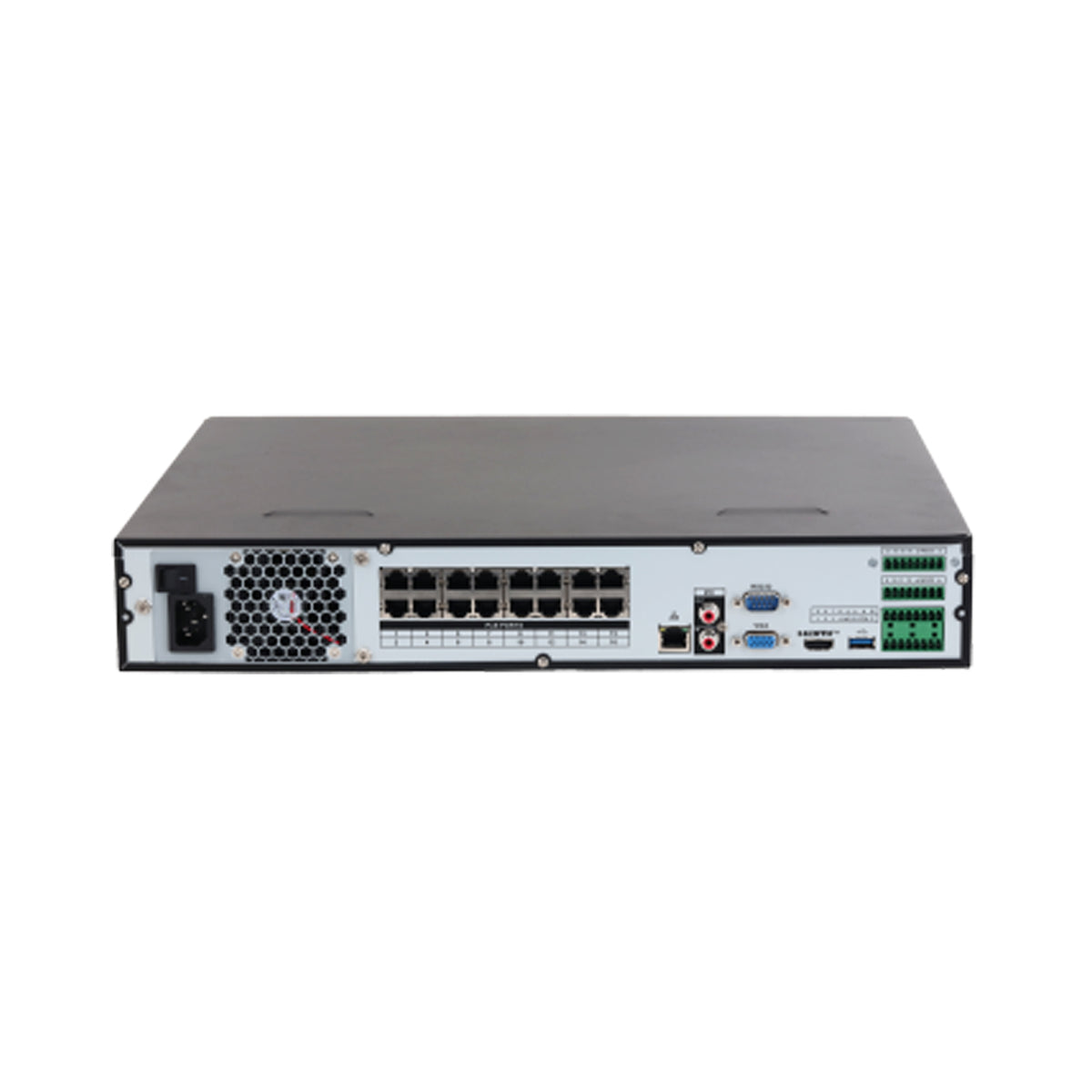 Grabador de vídeo en red (NVR) Dahua Technology NVR4416-16P-EI 1.5U Negro