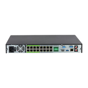 NVR5216-16P-EI2 NVR 16 Canali PoE 32MP WizSense AI AcuPick ANPR HDMI 8K 2HDD 200W Videosorveglianza - Dahua