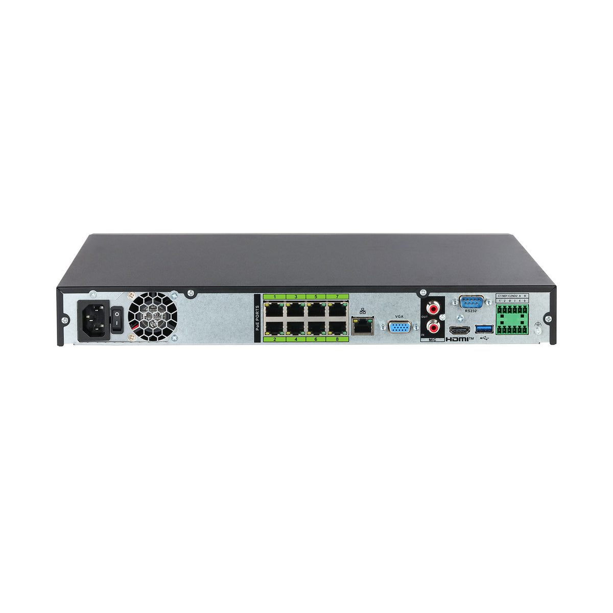 NVR NVR5216-8P-EI2 WizSense 16 Canali PoE con AI, AcuPick, Face Recognition e HDMI 8K - Dahua