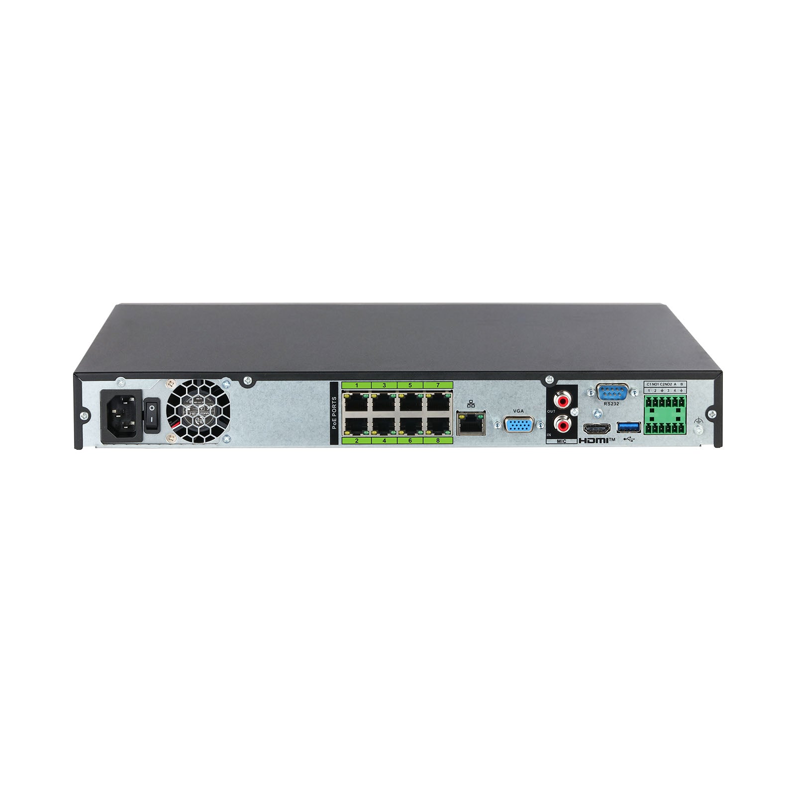 NVR NVR5216-8P-EI2 WizSense 16 Canali PoE con AI, AcuPick, Face Recognition e HDMI 8K - Dahua