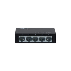 PFS3005-5ET-V2 Switch di Rete 5 Porte Fast Ethernet 10/100 Plug & Play Compatto per LAN e Videosorveglianza - Dahua