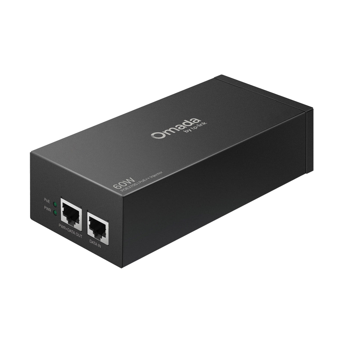 POE370S Omada Iniettore PoE++ 10G 60W, 2 Porte RJ45 Multi-Gigabit, IEEE 802.3af/at/bt Plug & Play