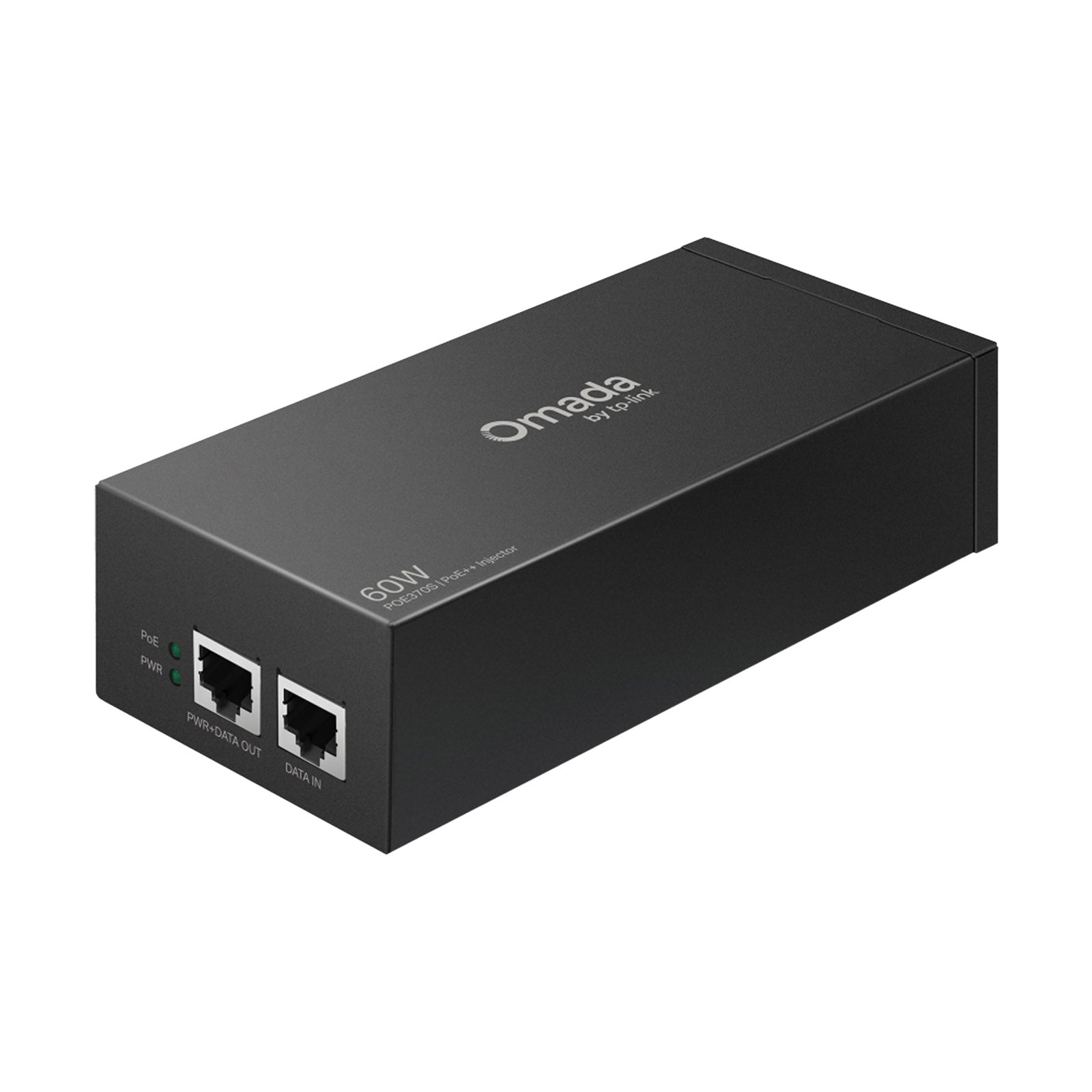 POE370S Omada Iniettore PoE++ 10G 60W, 2 Porte RJ45 Multi-Gigabit, IEEE 802.3af/at/bt Plug & Play