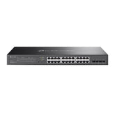 SG2428LP - Switch Layer 2 Smart Managed PoE+ con 24 Porte Gigabit, 4 Slot SFP e Gestione Cloud SDN - Omada