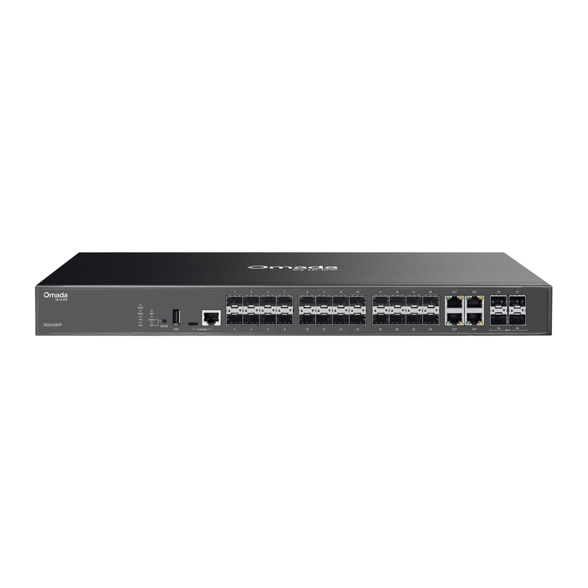TP-Link Omada SG5428XF Switch Lite L3 20 SFP 4 Combo Gigabit 4 SFP+ 10G 128Gbps Stacking Omada SDN