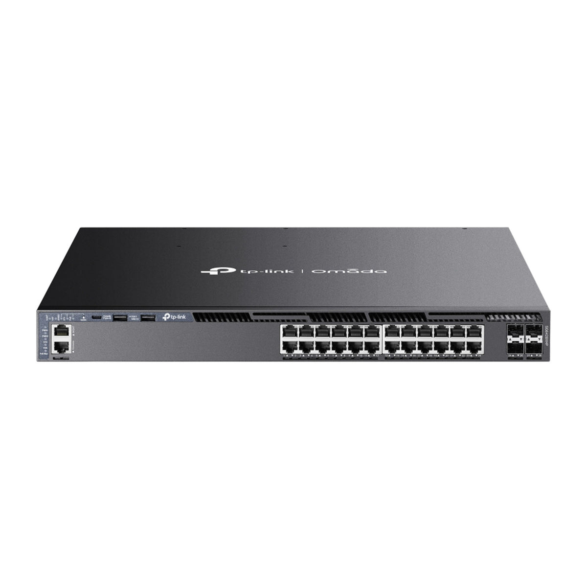 SG6428XHP - Switch Layer 3 Managed PoE++ con 24 Porte Gigabit, 4 Slot SFP+ 10G e Gestione Cloud SDN - Omada