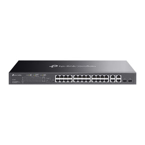 SL2428P - Switch Layer 2 Smart Managed PoE+ con 24 Porte Gigabit, 4 Slot SFP e Gestione Cloud SDN - Omada