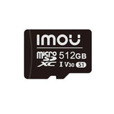 ST2-512-S1-IMOU - Scheda MicroSD 512GB U3 V30 ad Alte Prestazioni per Videosorveglianza e Dati HD - Imou