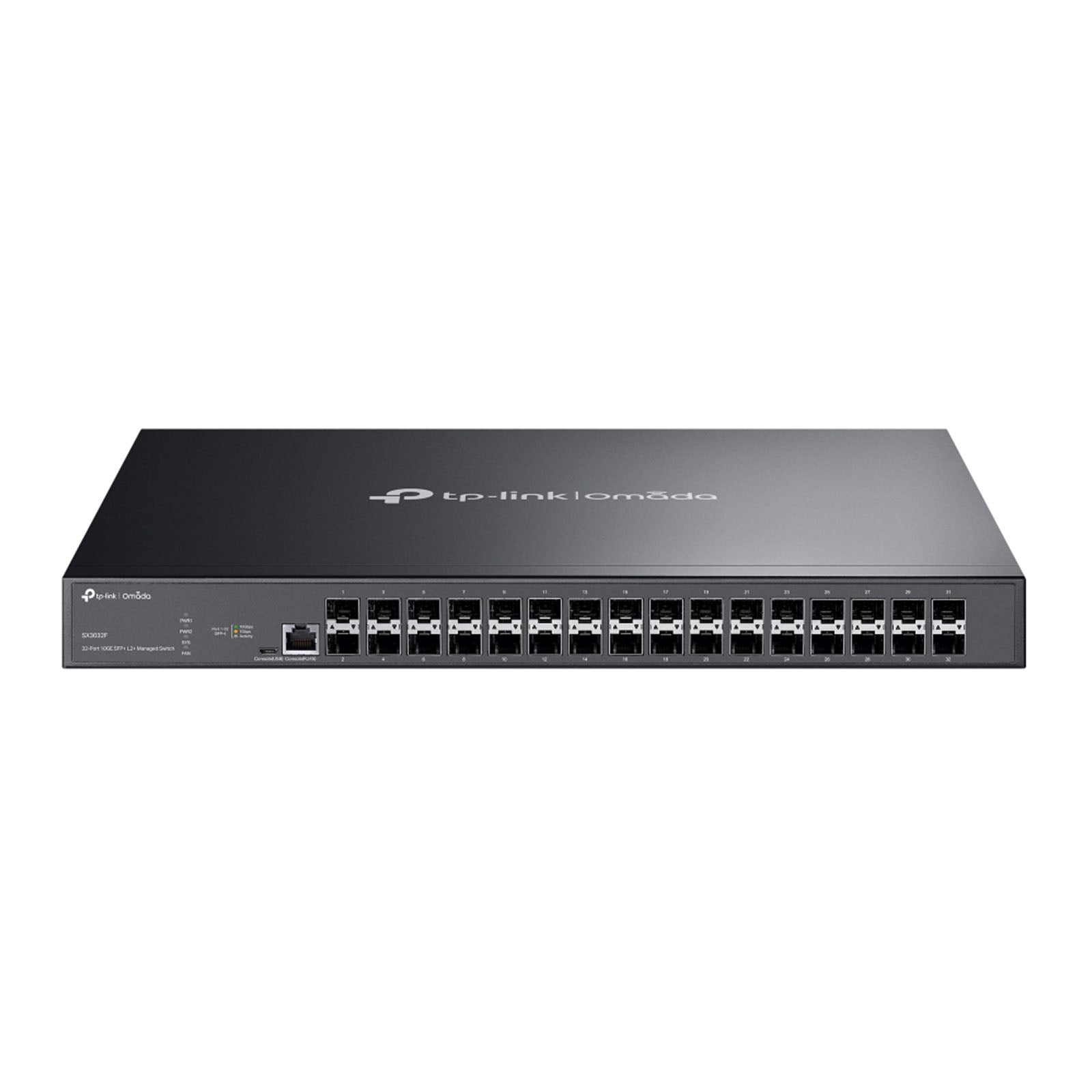 SX3032F - Switch Layer 3 Managed Full-Fiber con 28 Slot SFP+ 10G, 4 Slot SFP28 25G e Gestione Cloud SDN - Omada