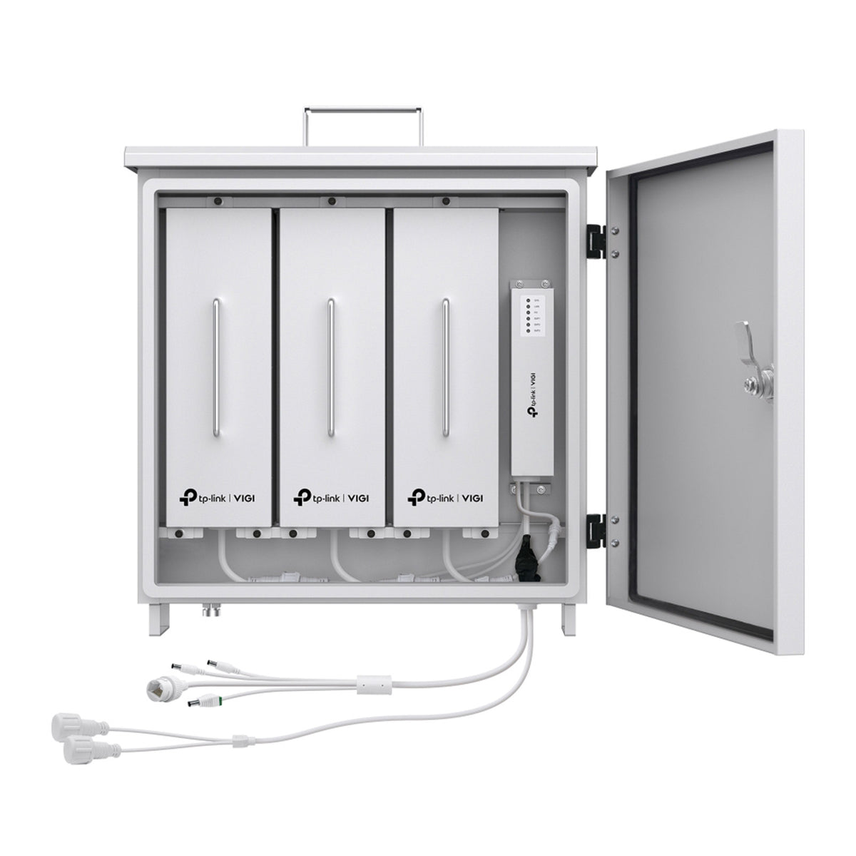 VIGI PS90 - Controller Solare Intelligente con Batteria al Litio 1024Wh, MPPT, Gestione da Remoto e Protezione IP66 per Videosorveglianza Esterna - VIGI