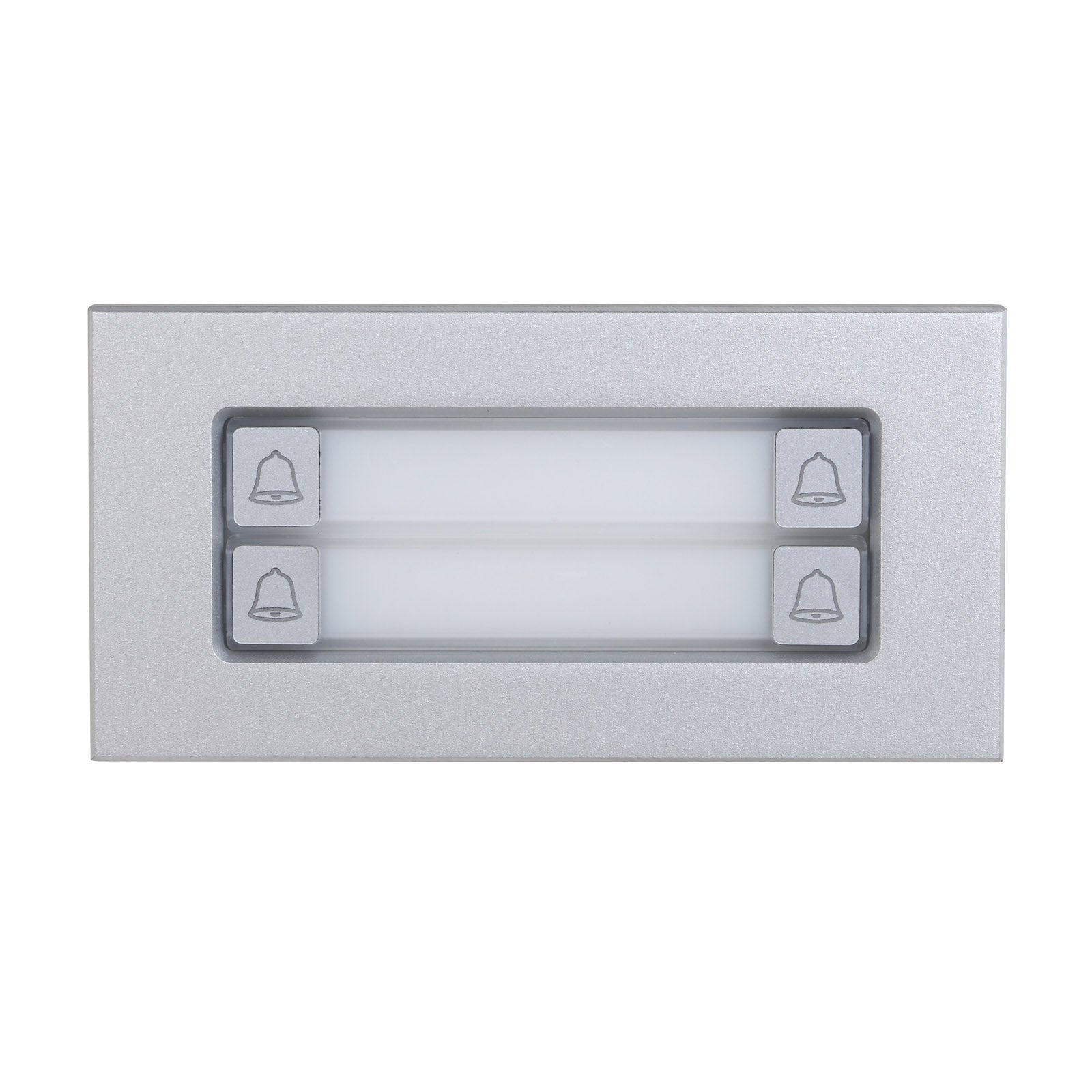 VTO4202F-MDB4 Modulo Pulsantiera 4 Pulsanti IP65 IK07 Alluminio Videocitofono Esterno Incasso Superficie - Dahua