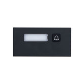 VTO4202FB-MB1 Modulo Espansione Videocitofono con 1 Pulsante di Chiamata per VTO4202FB-X IP65 IK07 Nero - Dahua