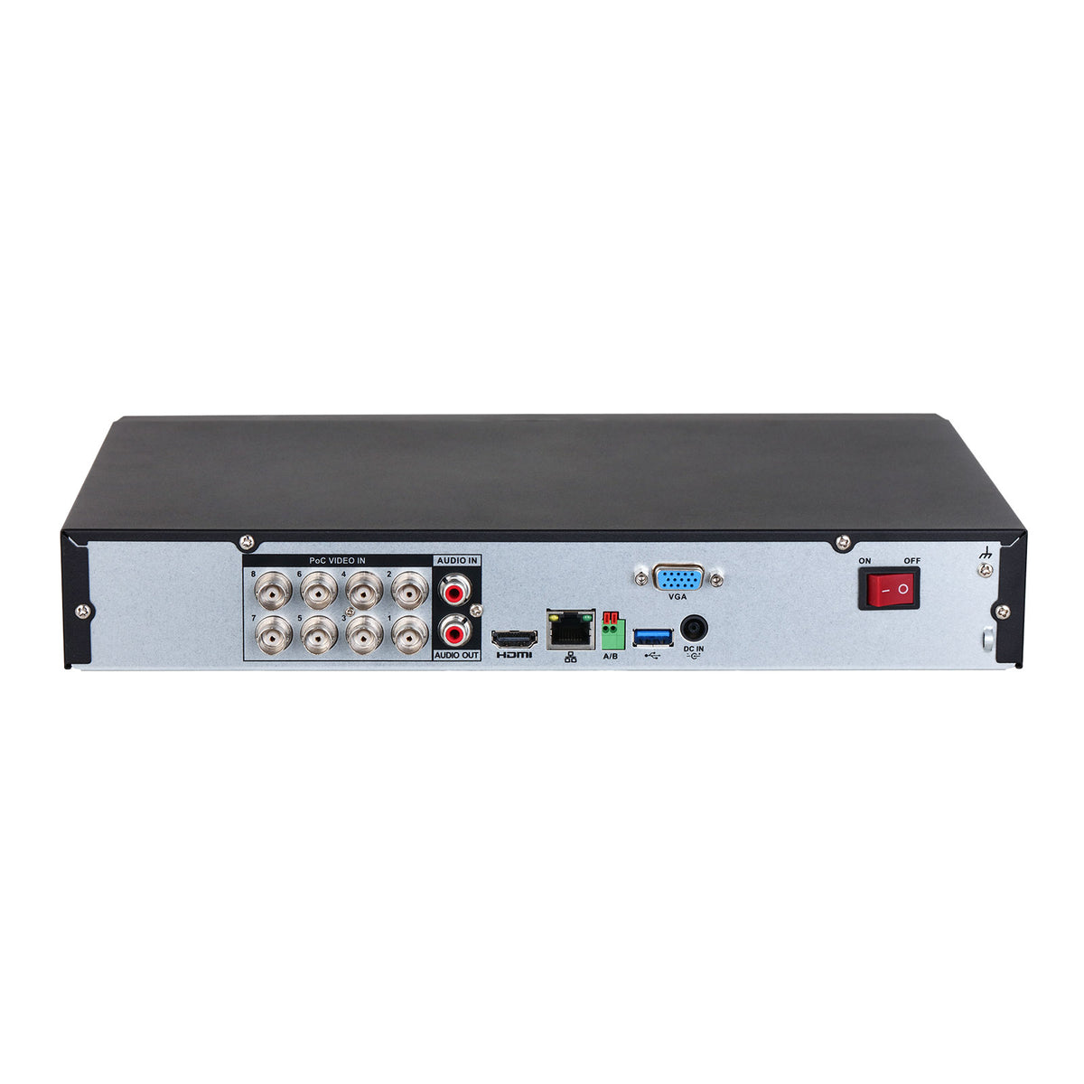 XVR XVR5108H-I3-8P WizSense 8 Canali con AI, Face Recognition, PoC e H.265+ - Dahua
