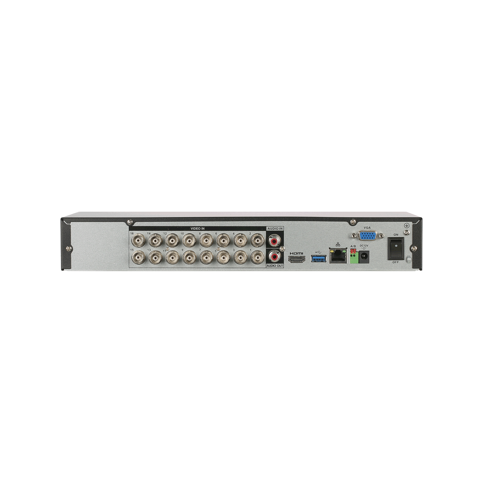 XVR5116H-I3 - Recorder 5MP XVR 5in1 16 Kanäle WizSense IoT POS IVS AI DVR Audio Dahua