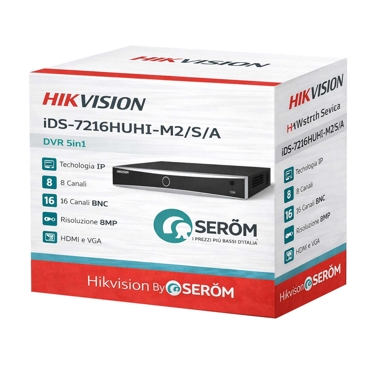 Hikvision Digital Technology iDS-7216HUHI-M2/S/A Nero