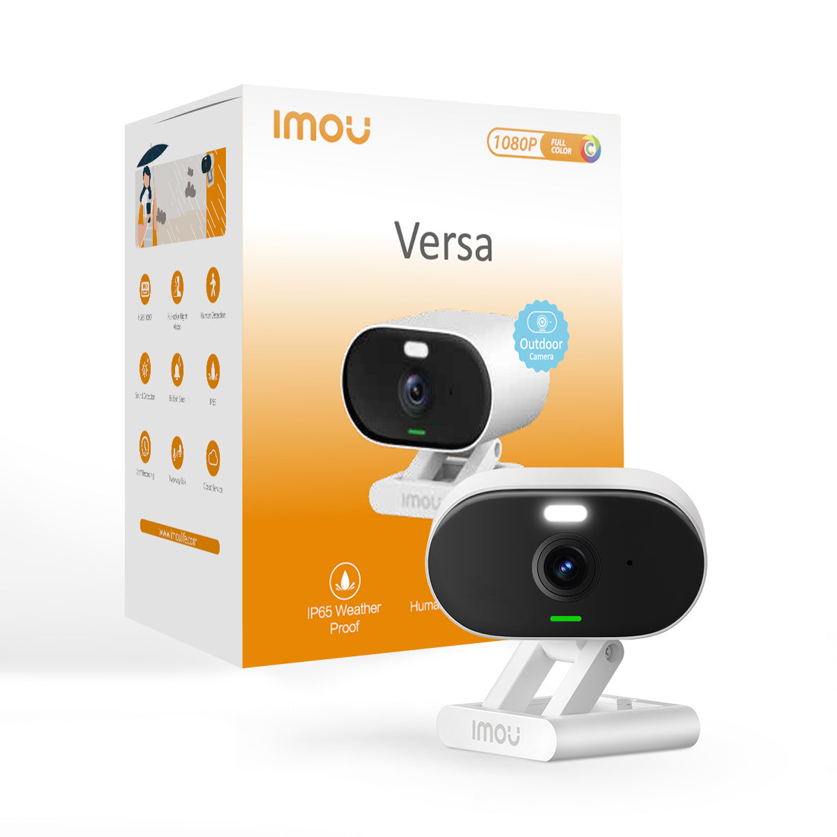 IPC-C22FP-IMOU - Imou Versa Telecamera 2MP Wi-Fi da interno/esterno con sirena e faretto