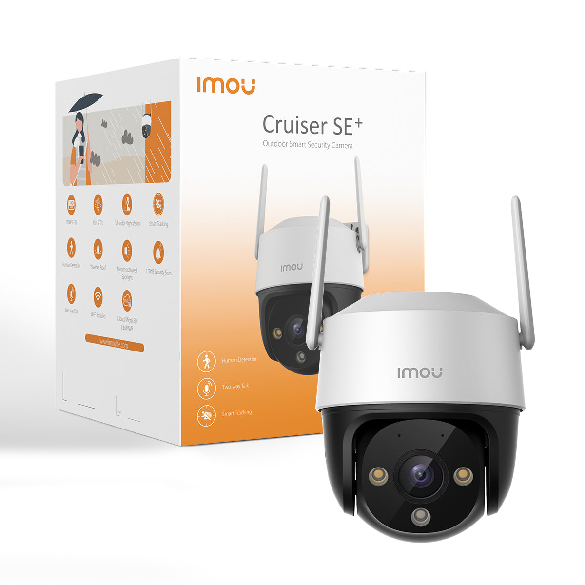 IPC-S41FEP - Imou Telecamera Cruiser Se+ 4MP Motorizzata da esterno con visione notturna a colori