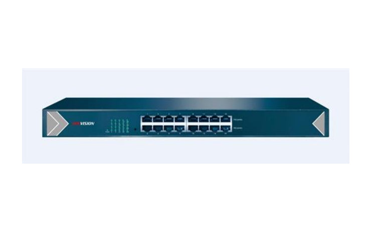 Hikvision Digital Technology DS-3E0516-E switch di rete Non gestito L2 Gigabit Ethernet (10-100-1000) 1U Nero, Blu