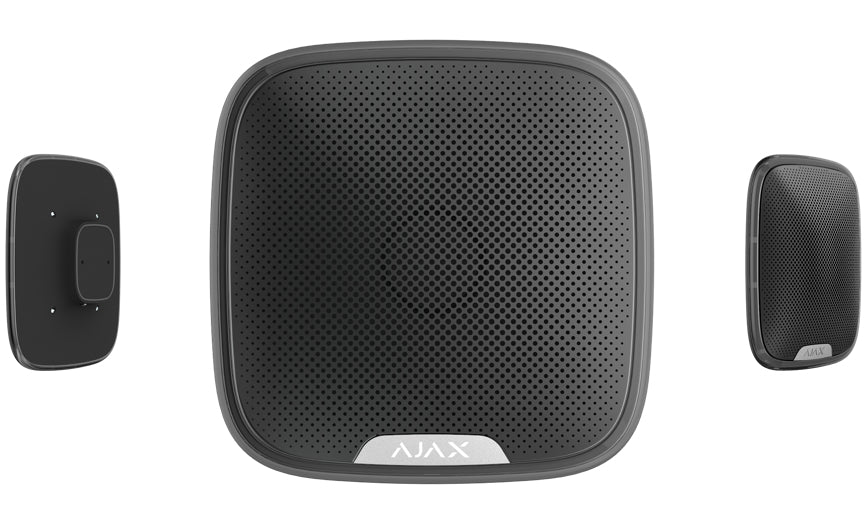 38179.07.BL1 - Ajax StreetSiren Sirena wireless Interno/esterno Nero