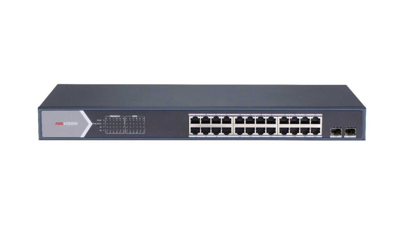 Hikvision Digital Technology DS-3E0526P-E-M switch di rete Non gestito L2 Gigabit Ethernet (10-100-1000) Supporto Power over Ethernet (PoE) Nero