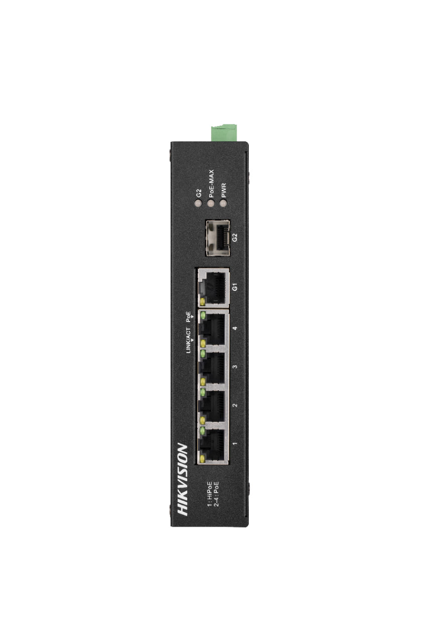 Hikvision Digital Technology DS-3T0306HP-E-HS switch di rete Non gestito L2 Fast Ethernet (10-100) Supporto Power over Ethernet (PoE) Grigio