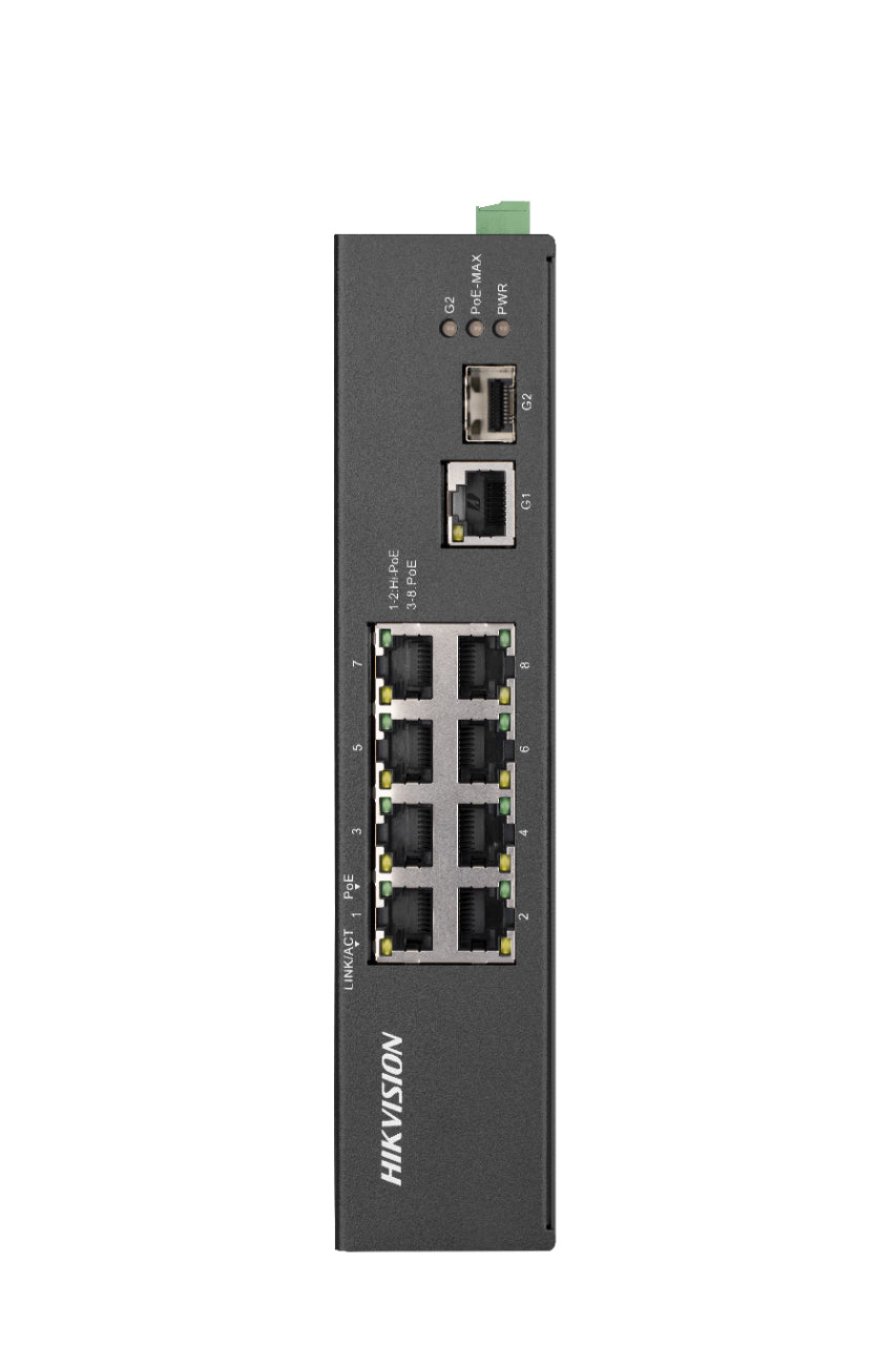 Hikvision Digital Technology DS-3T0310HP-E-HS switch di rete Non gestito L2 Fast Ethernet (10-100) Supporto Power over Ethernet (PoE) Grigio