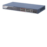 Hikvision Digital Technology DS-3E1318P-SI switch di rete Gestito L2 Gigabit Ethernet (10-100-1000) Supporto Power over Ethernet (PoE) Nero